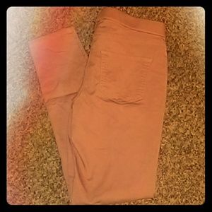 Salmon colored skinny's